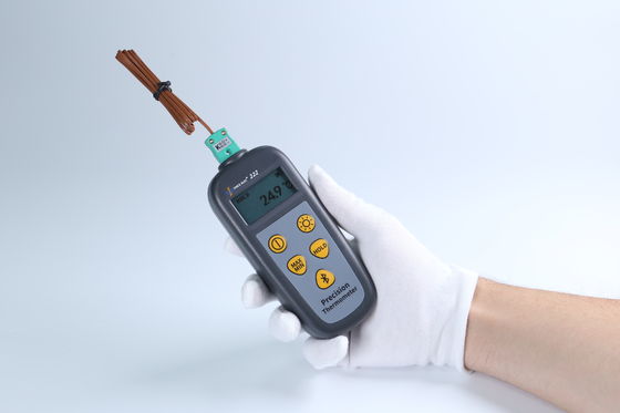 Termómetros de termopares digitales de tipo T de un solo canal para la medición de la temperatura