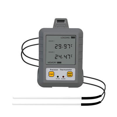Laboratorio de alimentos Digital de doble canal NTC termómetro -40-150 grados prueba de baja temperatura