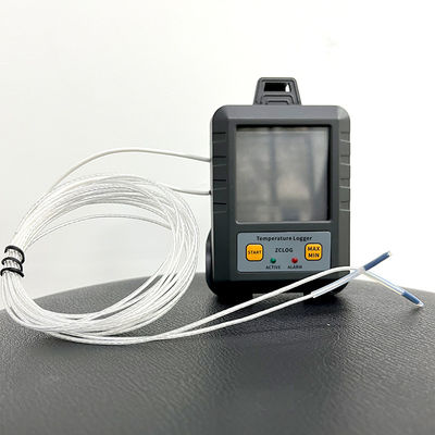 Soporte ODM Alimentos Medicina Almacenamiento Refrigerador Monitor de temperatura de doble canal RTD Registro de datos de resistencia de platino
