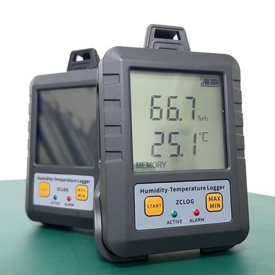Registrador de datos de pantalla LCD de alta precisión con soporte ODM para temperatura y humedad