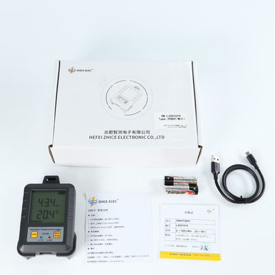 Registrador de datos de pantalla LCD de alta precisión con soporte ODM para temperatura y humedad