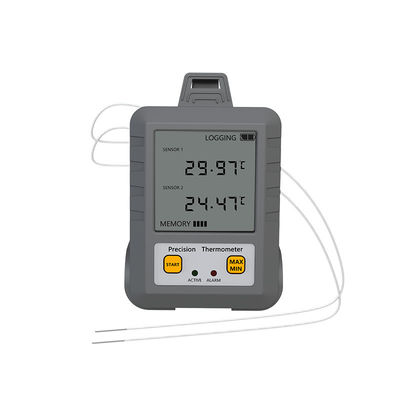 Apoyo personalizado Zhice 223 Alta precisión Digital de doble canal de temperatura con sonda