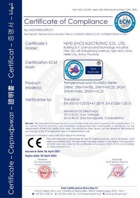 206 g Registro de datos Higrómetro de medición de temperatura industrial para el monitoreo de la humedad