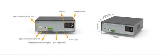 RS485 232 LAN USB 8/16/32 Modulo de medición de temperatura de resistencia de platino de precisión de canal