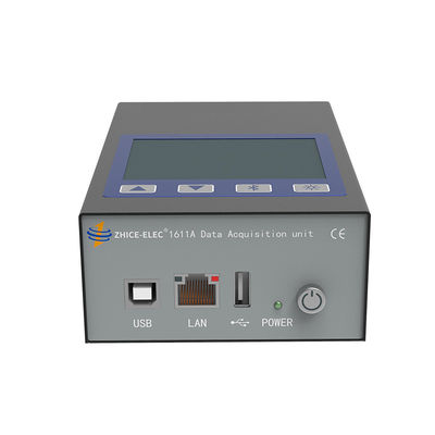 Medidor de temperatura de termopares de 16 canales con pantalla LCD y soporte personalizado