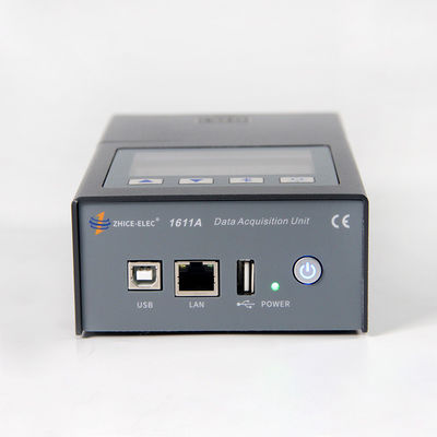 Medidor de temperatura de termopares de 16 canales con pantalla LCD y soporte personalizado