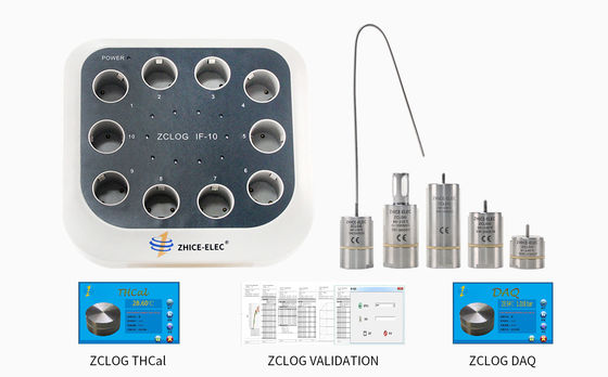 GMP Autoclave Data Logger Monitoreo de alta temperatura y presión en acero inoxidable