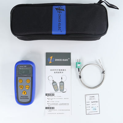 142*61*28mm GRAY Alarma bimetal industrial medidor de prueba de temperatura de tallo largo con sonda