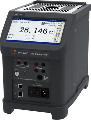 Calibrador de bloque seco de alta precisión de 50-660 grados C para calibración de temperatura de campo fácil