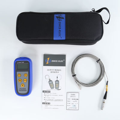 Medición de la temperatura con pantallas LCD RTD PT100 Termómetros de resistencia de platino