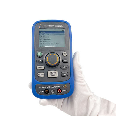 Calibrador de circuito de calibración de prueba multifunción portátil de 4-20mA 24V con HART