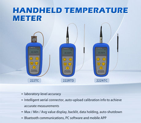 Termómetro NTC de un solo canal con sensor de -40-150 C Alta precisión Resolución de 0,001 C