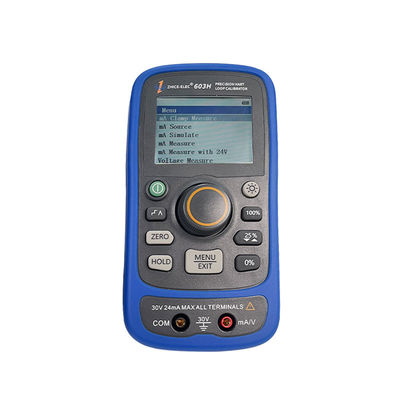 Calibrador de bucle de ensayo de calibración de procesos de temperatura con Hart y potencia de bucle de 24 V