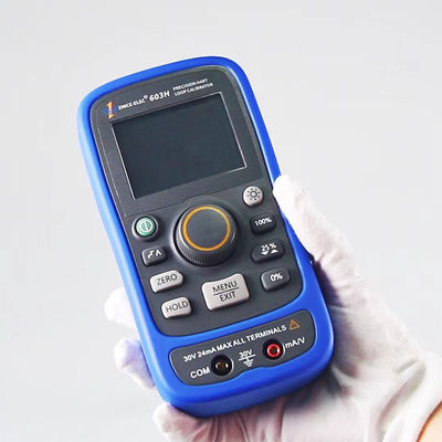Calibrador de bucle de ensayo de calibración de procesos de temperatura con Hart y potencia de bucle de 24 V