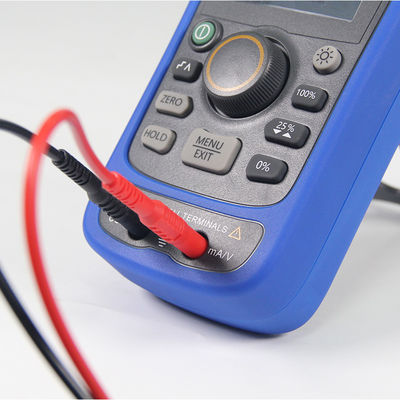Calibrador de bucle de ensayo de calibración de procesos de temperatura con Hart y potencia de bucle de 24 V