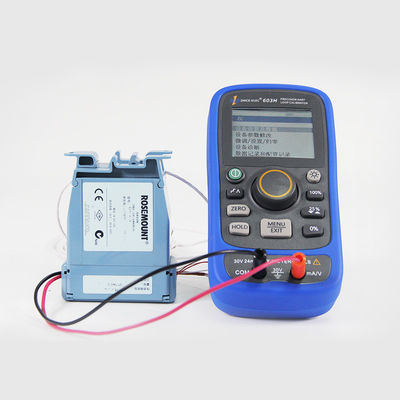 Calibrador de bucle de ensayo de calibración de procesos de temperatura con Hart y potencia de bucle de 24 V