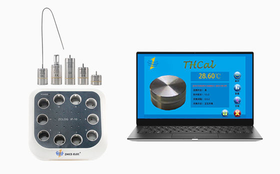 10 canales WiFi Autoclave Registro de datos inalámbrico de temperatura y humedad con sistema de monitoreo