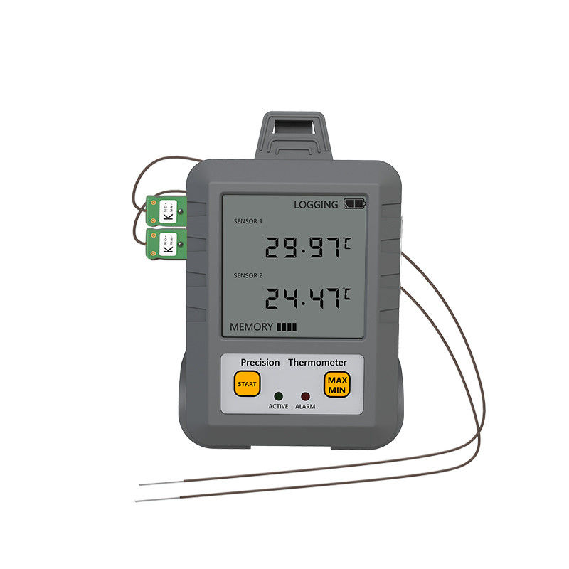 97*72*31mm Termómetro NTC de doble canal para equipos de ensayo de temperatura de alta precisión