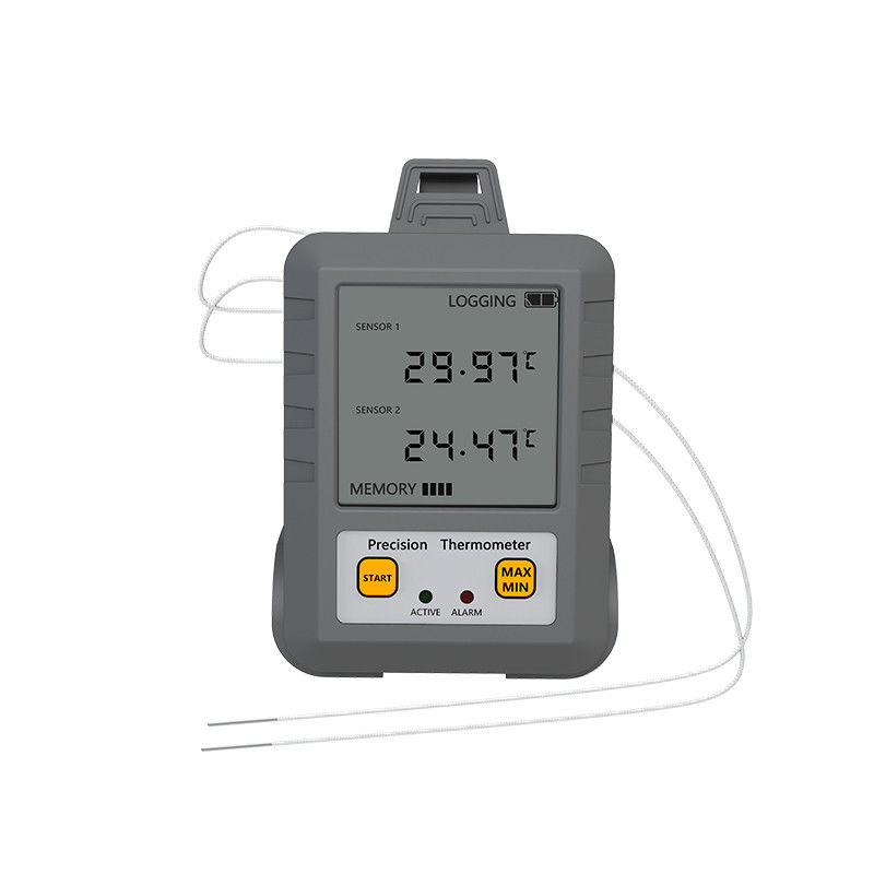 Control de alta precisión K-tipo -270-1372 grados de prueba de temperatura electrónica digital de doble canal
