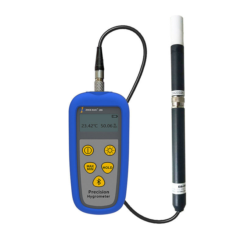 Pantalla LCD Hidrómetro digital de punto de rocío de bombilla seca y húmeda con sensor